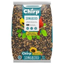 Chirp Songbird Wild Bird Black Oil Sunflower Wild Bird Food 15 Lb