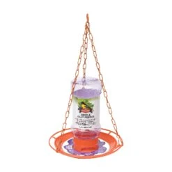 Perky-Pet Oriole 32 Oz Metal/Plastic Nectar Feeder 3 Ports