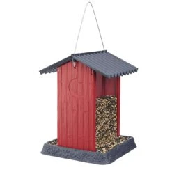 North States Wild Bird 4.25 Lb Plastic Hopper Bird Feeder 4 Ports