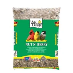 Wild Delight Nut N Berry Assorted Species Sunflower Kernels Wild Bird Food 20 Lb