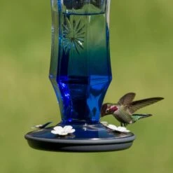 Perky-Pet Hummingbird 16 Oz Glass/Metal Nectar Feeder 4 Ports -Nestify Shop 1476dca2 e110 4edc 8198 81a23171dad7