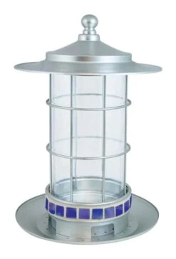 Stokes Select Wild Bird 2.7 Lb Metal/Plastic Mosaic Lantern Bird Feeder 4 Ports