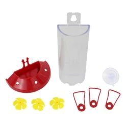 Perky-Pet Hummingbird 8 Oz Plastic Window-Mount Nectar Feeder 3 Ports -Nestify Shop 18e28266 b22e 461d 8ad9 9fa84a4c6b8d