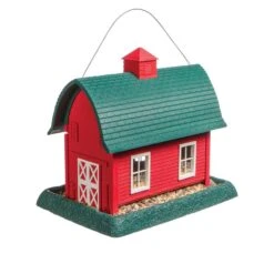 North States Wild Bird 8 Lb Plastic Hopper Bird Feeder 4 Ports