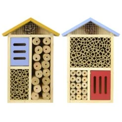 Nature's Way Better Gardens 12 In. H X 8 In. W X 3.5 In. L Wood Insect House