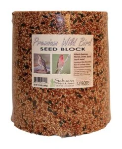 Sahuaro Seed Assorted Species Millet Bird Food Block 15 Lb