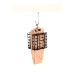 Birds Choice Suet Feeder Woodpecker 2 Lb Cedar Hanging Suet Double Suet Basket 2 Ports
