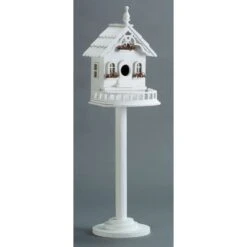 Songbird Valley Free Standing Cottage 29.25 In. H X 8.4 In. W X 9.4 In. L Wood Bird House