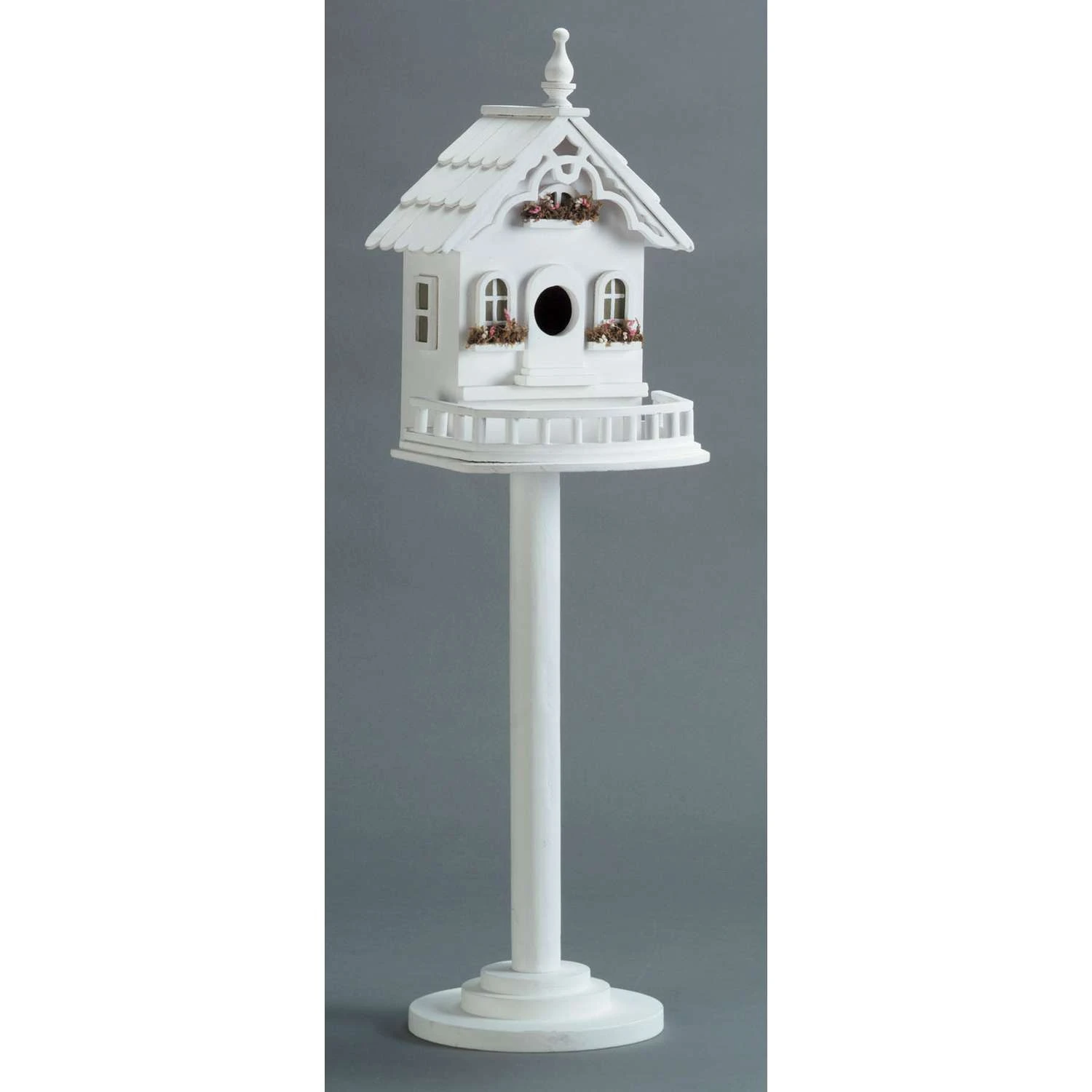 Songbird Valley Free Standing Cottage 29.25 In. H X 8.4 In. W X 9.4 In. L Wood Bird House 1 Songbird Valley Free Standing Cottage 29.25 In. H X 8.4 In. W X 9.4 In. L Wood Bird House