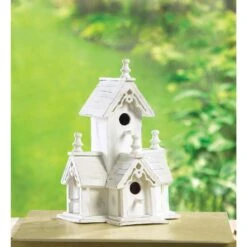 Songbird Valley Victorian 12.5 In. H X 6.5 In. W X 8.5 In. L Wood Bird House