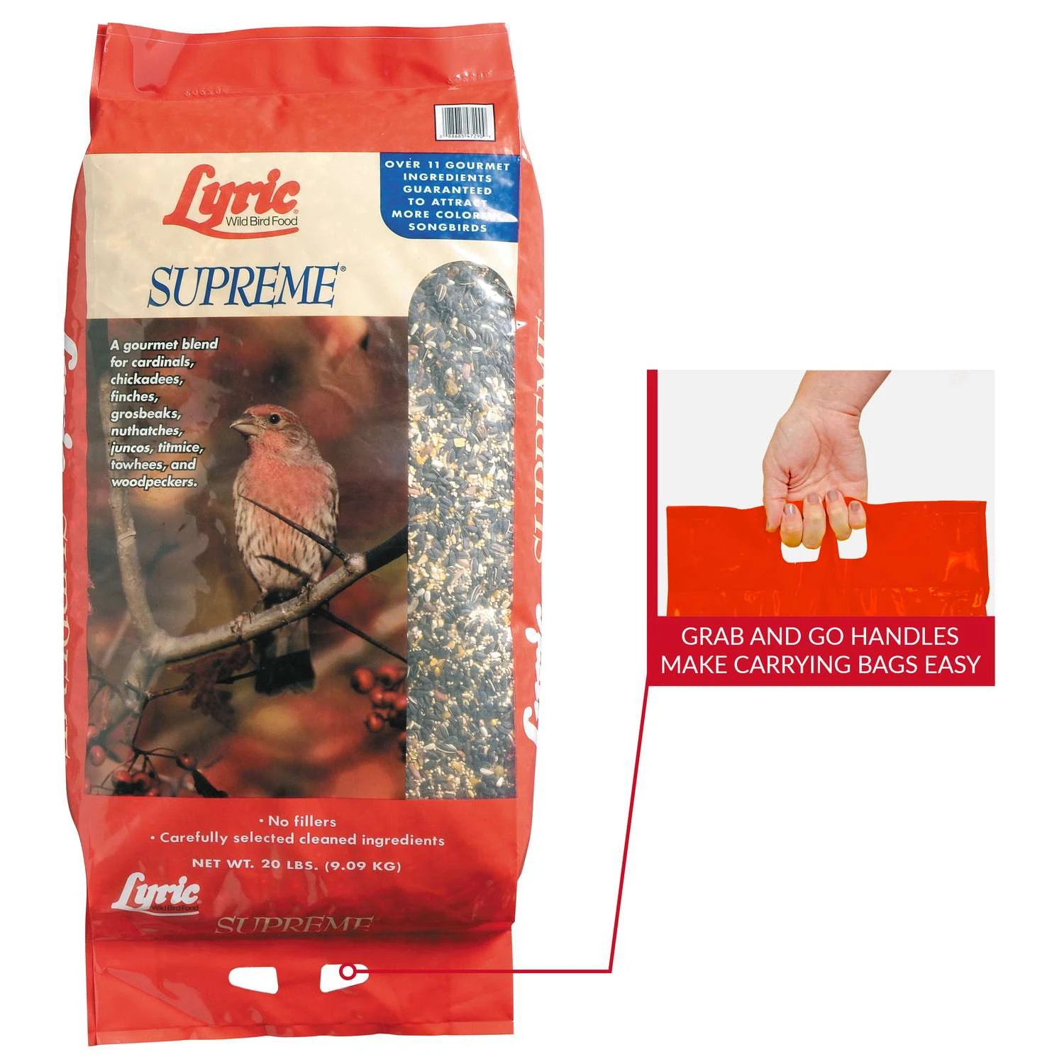 Lyric Supreme Assorted Species Sunflower Seeds Wild Bird Food 20 Lb 6 Lyric Supreme Assorted Species Sunflower Seeds Wild Bird Food 20 Lb - Image 6