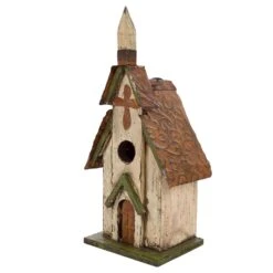 Glitzhome 11.81 In. H X 4.84 In. W X 6.69 In. L Bird House