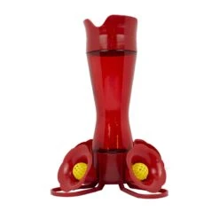 Perky-Pet Hummingbird 8 Oz Plastic Pinch Waist Nectar Feeder 4 Ports