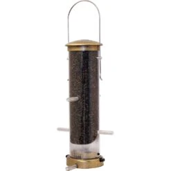 Aspects Aspects Wild Bird And Finch 0.75 Qt Polycarbonate Thistle Tube Bird Feeder 6 Ports