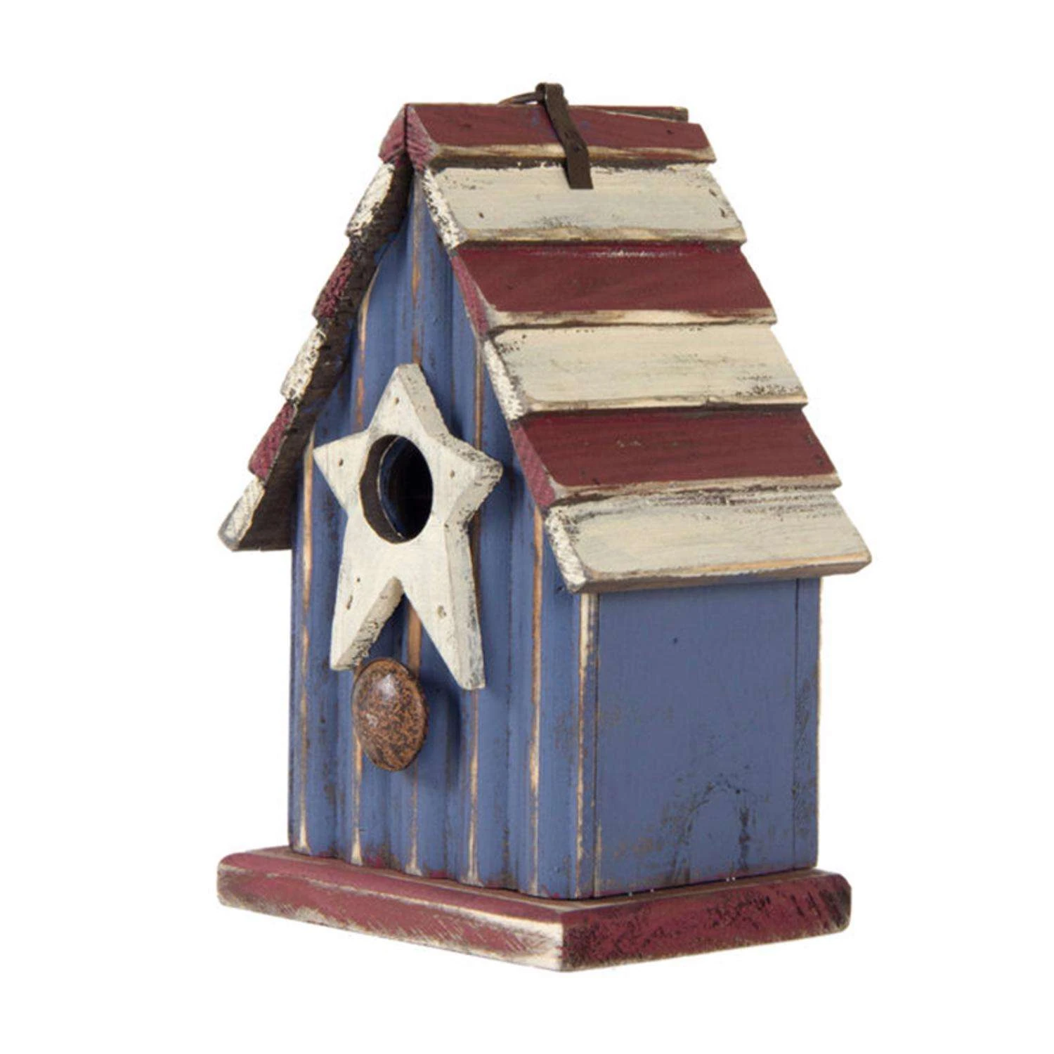 Glitzhome 9.06 In. H X 4.53 In. W X 5.51 In. L Wood Bird House 1 Glitzhome 9.06 In. H X 4.53 In. W X 5.51 In. L Wood Bird House