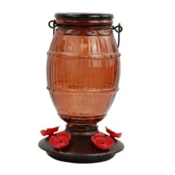 Perky-Pet Hummingbird 36 Oz Glass/Plastic Prohibition Nectar Feeder 5 Ports