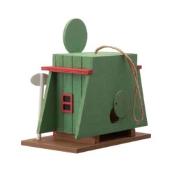 Glitzhome 9.25 In. H X 5.12 In. W X 9.45 In. L Wood Bird House -Nestify Shop 6a7f4c8c 997d 4725 81ca 178d0e6532ea