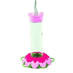 Nature's Way So Real Hummingbird 20 Oz Glass/Plastic Gravity Nectar Feeder 5 Ports