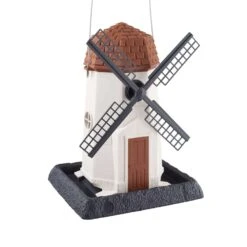 North States Wild Bird 8 Lb Plastic Hanging Bird Feeder 4 Ports
