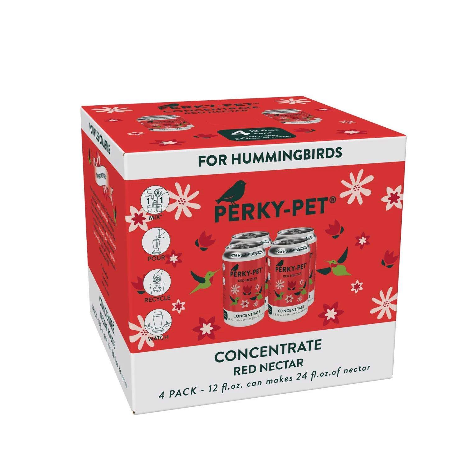 Perky-Pet Hummingbird Sucrose Nectar Concentrate 4 Pk 1 Perky-Pet Hummingbird Sucrose Nectar Concentrate 4 Pk