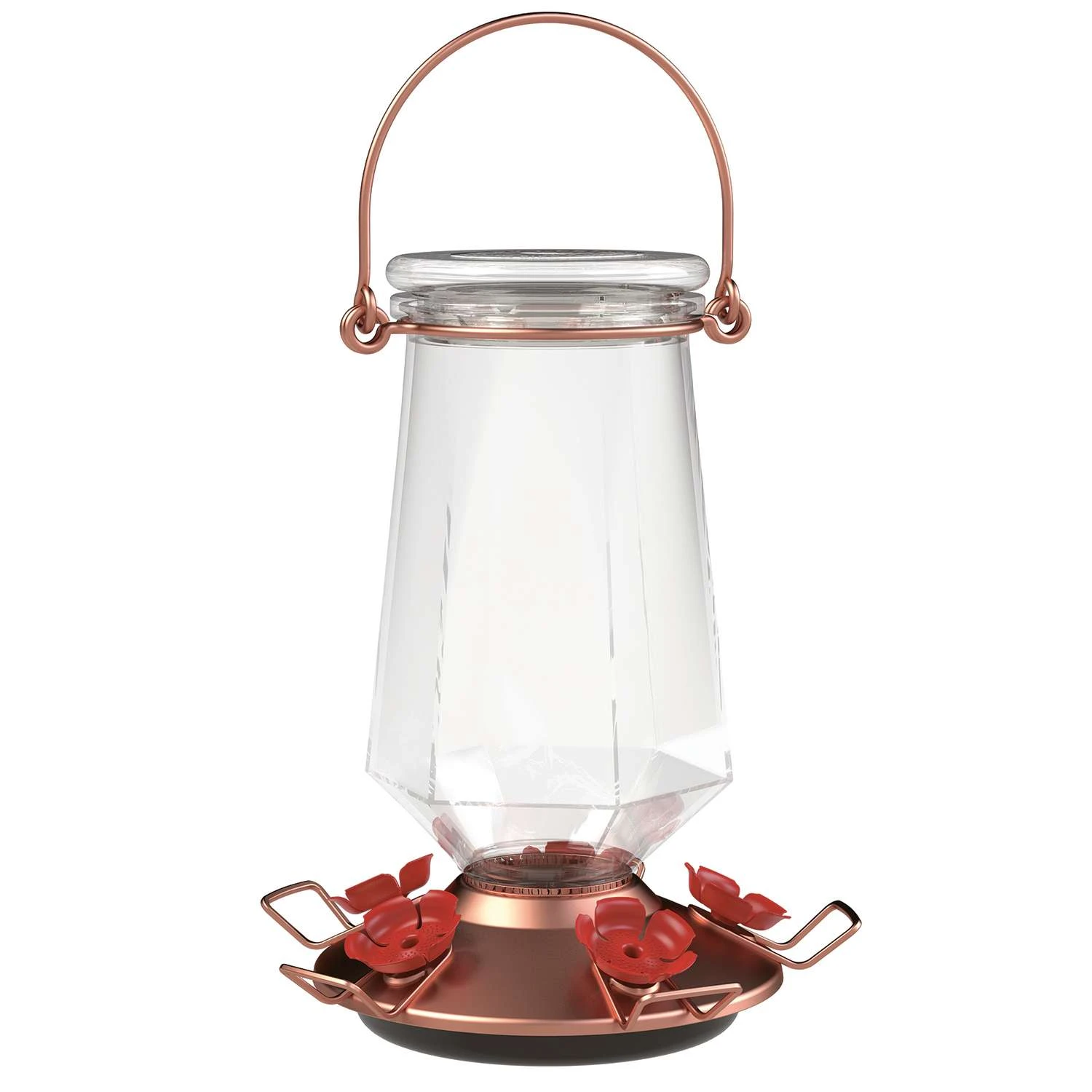 Perky-Pet Hummingbird 28 Oz Glass/Metal/Plastic Nectar Feeder 5 Ports 1 Perky-Pet Hummingbird 28 Oz Glass/Metal/Plastic Nectar Feeder 5 Ports