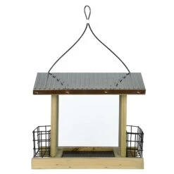 Nature's Way 6 Lb Cedar Hopper Bird Feeder 2 Ports