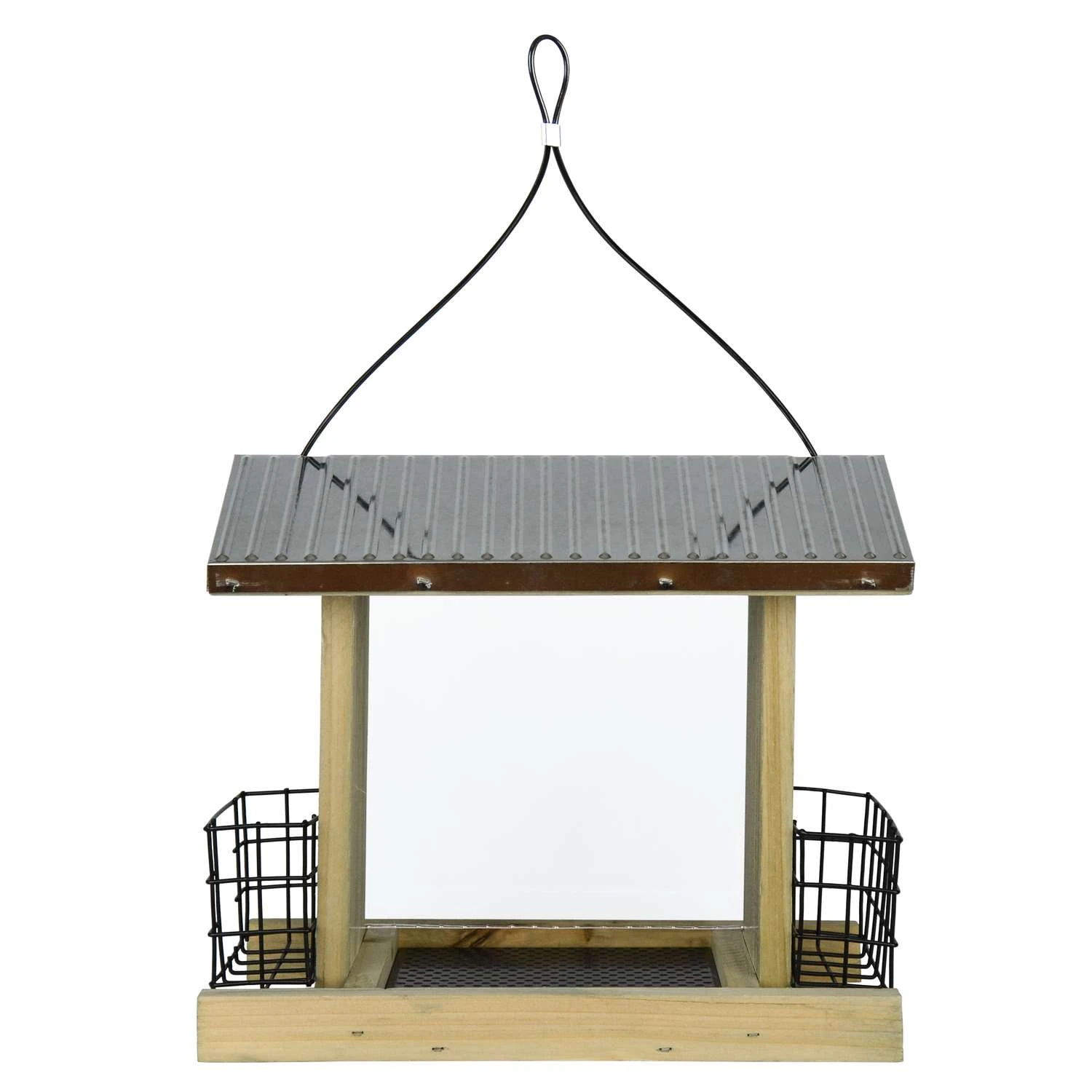 Nature's Way 6 Lb Cedar Hopper Bird Feeder 2 Ports 1 Nature's Way 6 Lb Cedar Hopper Bird Feeder 2 Ports