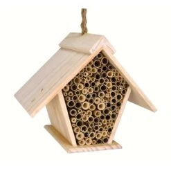Songbird Essentials 7.7 In. H X 6.25 In. W X 9 In. L Wood Bee House