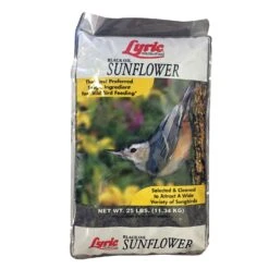 Lyric Assorted Species Black Oil Sunflower Seed Wild Bird Food 25 Lb