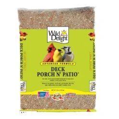 Wild Delight Deck Porch N Patio Assorted Species Sunflower Seeds Wild Bird Food 5 Lb