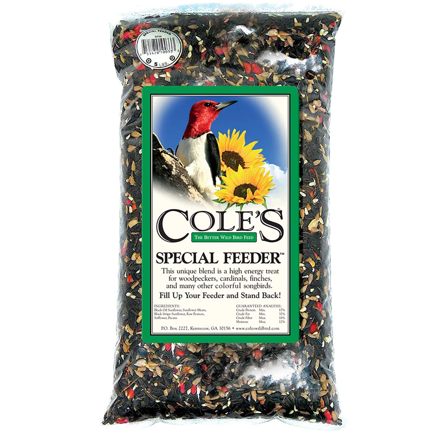Cole's Special Feeder Wild Bird Black Oil Sunflower Bird Seed 10 Lb 1 Cole's Special Feeder Wild Bird Black Oil Sunflower Bird Seed 10 Lb