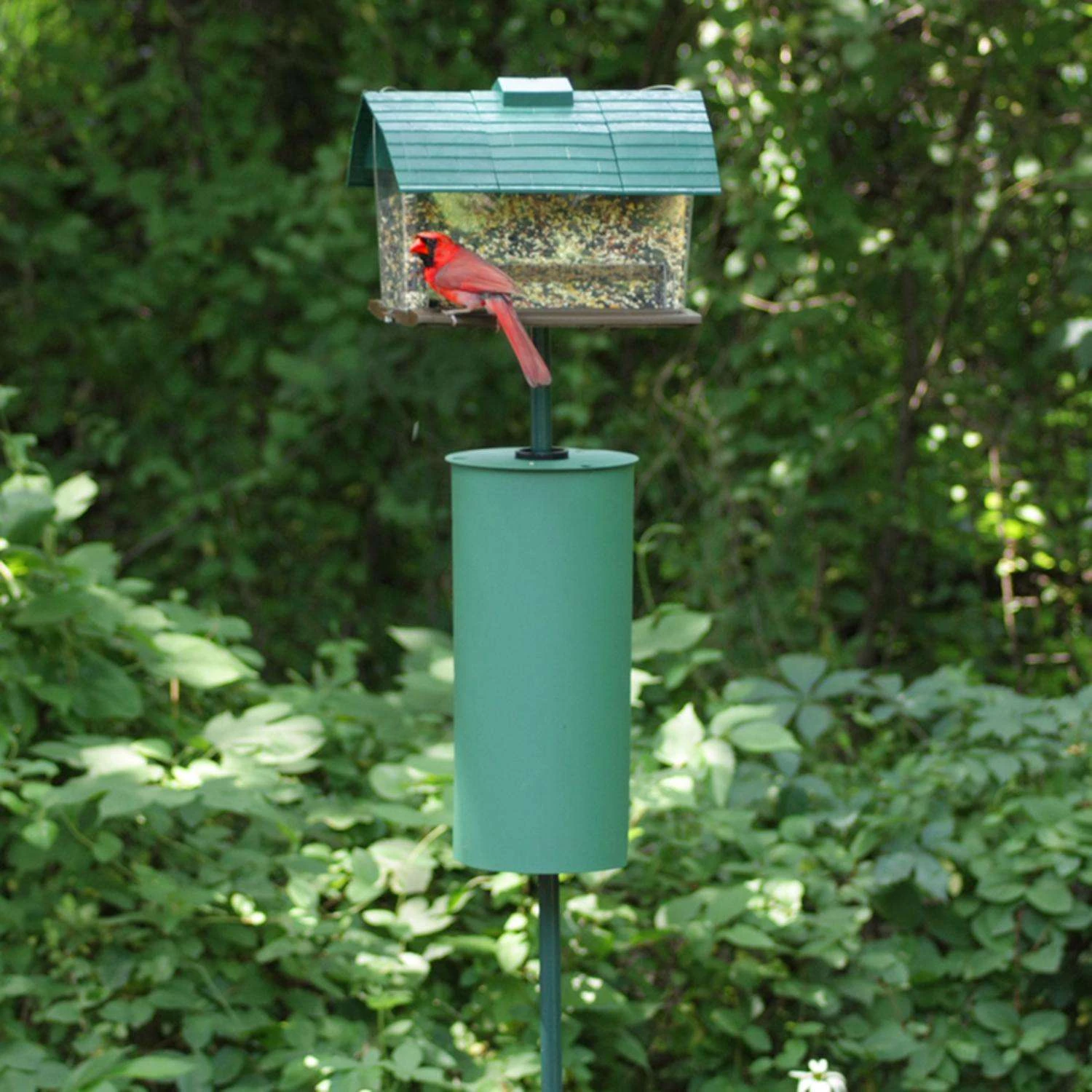 Perky-Pet 14.5 In. H X 7 In. W X 7 In. D Squirrel Baffle Birdfeeder Pole 2 Perky-Pet 14.5 In. H X 7 In. W X 7 In. D Squirrel Baffle Birdfeeder Pole - Image 2