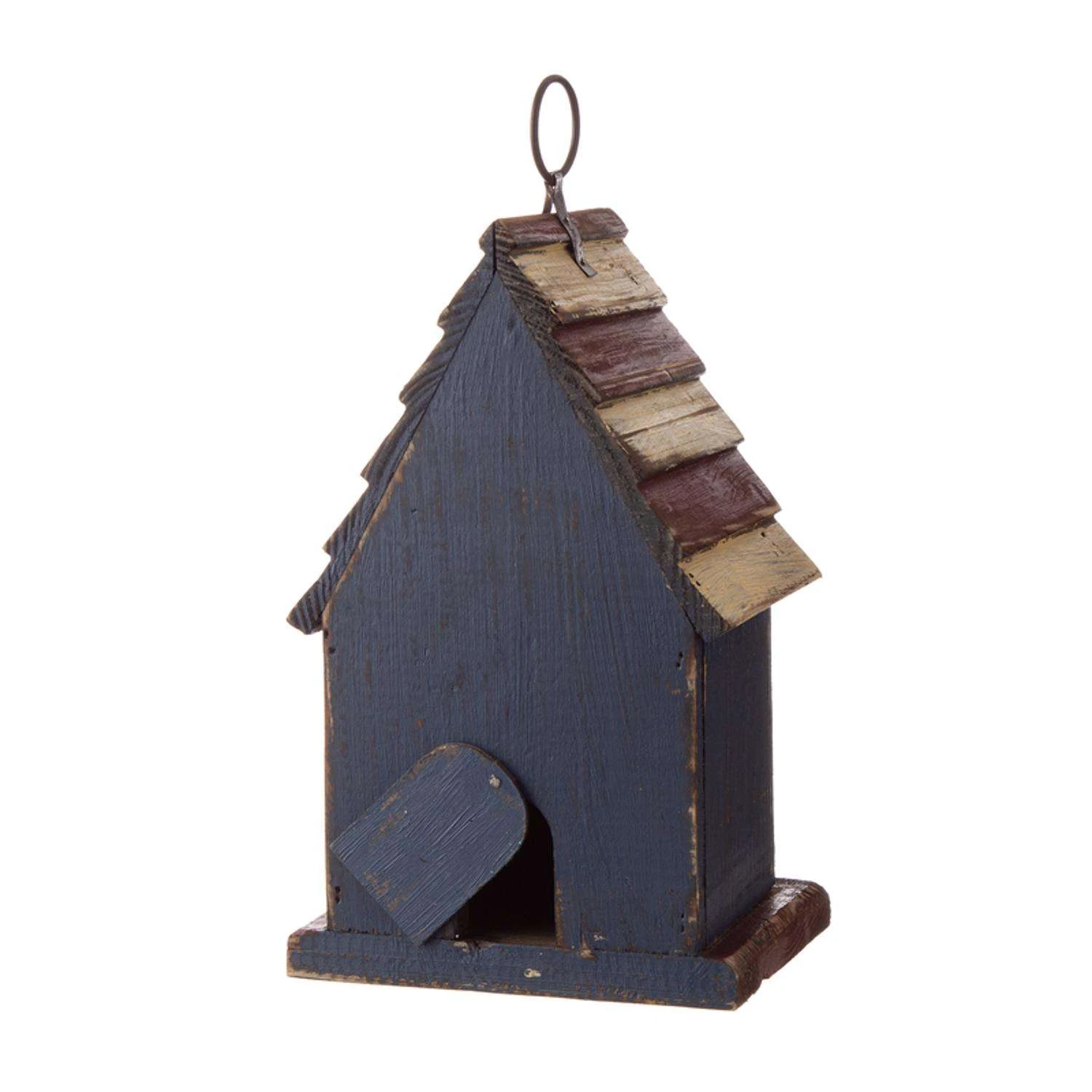 Glitzhome 9.06 In. H X 4.53 In. W X 5.51 In. L Wood Bird House 3 Glitzhome 9.06 In. H X 4.53 In. W X 5.51 In. L Wood Bird House - Image 3