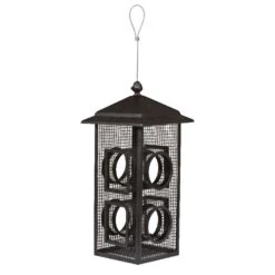 Perky-Pet Wild Bird 2 Lb Metal Mesh Fly-Thru Bird Feeder 8 Ports