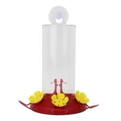 Perky-Pet Hummingbird 8 Oz Plastic Window-Mount Nectar Feeder 3 Ports