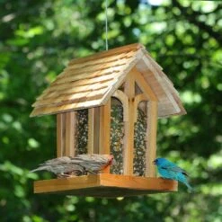 Perky-Pet Wild Bird 3.5 Lb Cedar Mountain Chapel Bird Feeder 1 Ports -Nestify Shop b121fbfa b384 4d5b 93f6 90e01ee0300b