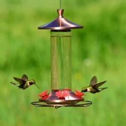 Perky-Pet Hummingbird 12 Oz Copper/Glass Nectar Feeder 4 Ports -Nestify Shop b4bf94dc 5d45 4aa3 a225 01a10810ce77