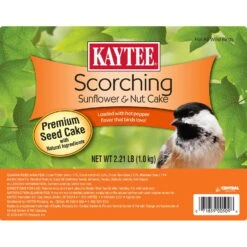 Kaytee Scorching Songbird Roasted Peanuts Seed And Nut Cake 2.2 Lb