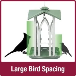 Nature's Way Wild Bird 1.56 Qt. Cap. Metal Country Cottage Gazebo Bird Feeder 4 Ports 7 Nature's Way Wild Bird 1.56 Qt. Cap. Metal Country Cottage Gazebo Bird Feeder 4 Ports -Nestify Shop c2b00abf 5f9c 4a6d 95de 85199936bce8
