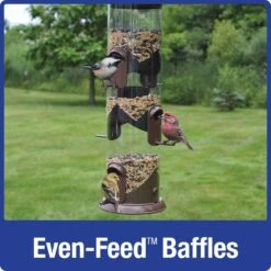 Nature's Way Funnel Flip-Top Wild Bird And Finch 6 Lb Metal/Plastic Tube Bird Feeder 6 Ports -Nestify Shop c4775bc0 d514 44a4 bbb8 9b61f9897e9a