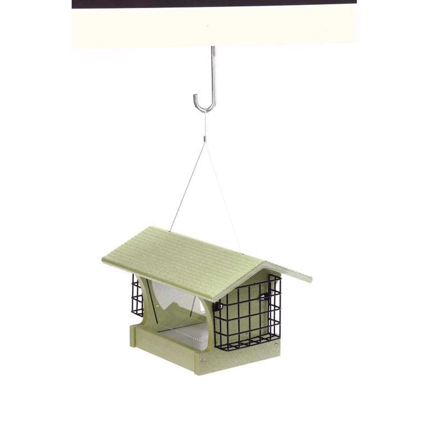 Birds Choice Green Solutions Wild Bird 3 Qt Plastic Hopper Bird Feeder 5 Birds Choice Green Solutions Wild Bird 3 Qt Plastic Hopper Bird Feeder - Image 5