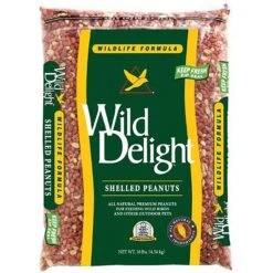 Wild Delight Assorted Species Shelled Peanuts Wild Bird Food 10 Lb