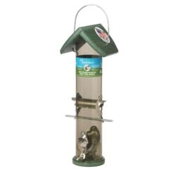 Audubon Going Green Wild Bird 2 Lb Plastic Mixed Seed Tube Bird Feeder 4 Ports