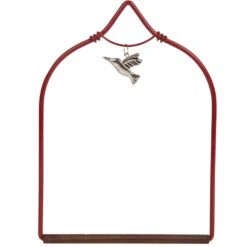 Pop's Birding Company 7 In. H X 5.25 In. W X 0.25 In. D Hummingbird Swing