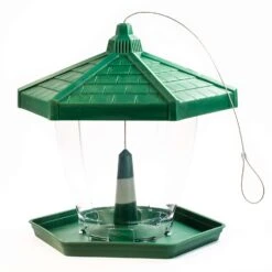 Perky-Pet Wild Bird And Finch 64 Oz Plastic Grand Chalet Bird Feeder