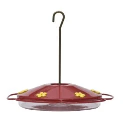 Perky-Pet Hummingbird 16 Oz Plastic Dish Nectar Feeder 6 Ports