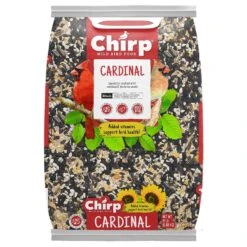 Chirp Cardinal Wild Bird Black Oil Sunflower Wild Bird Food 15 Lb