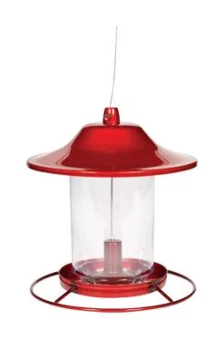 Perky-Pet Wild Bird 2 Lb Metal/Plastic Panorama Bird Feeder 1 Ports