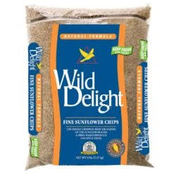 Wild Delight Assorted Species Sunflower Chips Wild Bird Food 5 Lb
