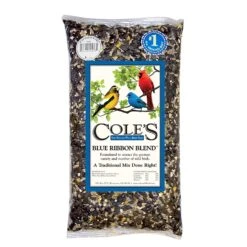 Cole's Blue Ribbon Blend Assorted Species Black Oil Sunflower Wild Bird Food 20 Lb
